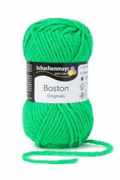 Handstrickgarn BOSTON - neon-grün - 50g
