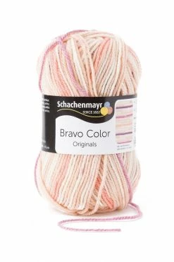 Handstrickgarn BRAVO COLOR - beige color - 50g