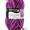 Handstrickgarn BRAVO COLOR - violett denim - 50g