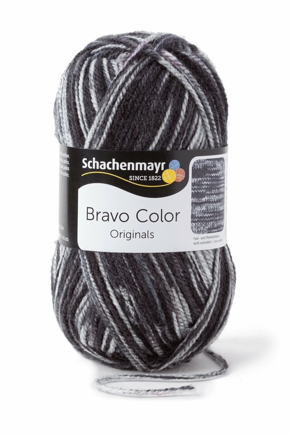 Handstrickgarn BRAVO - graphit-denim - 50g 3 Handstrickgarn BRAVO - graphit-denim - 50g