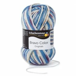 Handstrickgarn BRAVO COLOR - wolke color - 50g