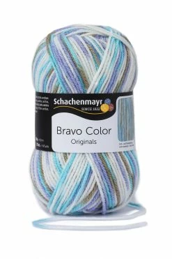 Handstrickgarn BRAVO COLOR - breeze color - 50g
