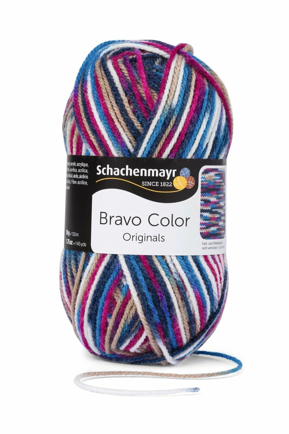 Handstrickgarn BRAVO COLOR - australia color - 50g 3 Handstrickgarn BRAVO COLOR - australia color - 50g