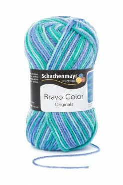 Handstrickgarn BRAVO COLOR - lagune color -50g