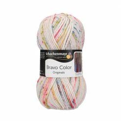 Handstrickgarn BRAVO COLOR - funky color - 50g