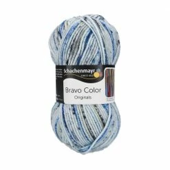 Handstrickgarn BRAVO COLOR - sporty color - 50g