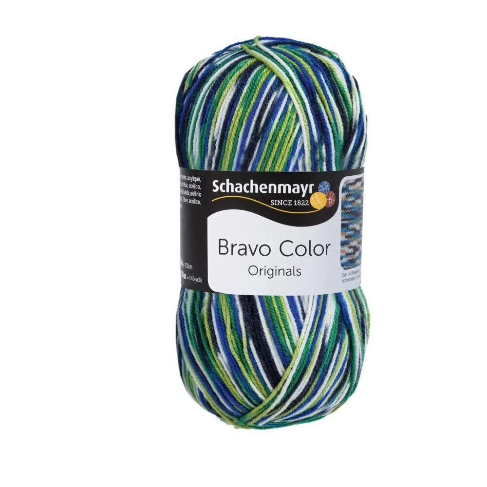 Handstrickgarn BRAVO COLOR - colombia color - 50g 3 Handstrickgarn BRAVO COLOR - colombia color - 50g