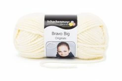 Handstrickgarn BRAVO BIG - natur - 200g