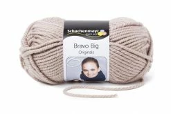 Handstrickgarn BRAVO BIG - beige - 200g