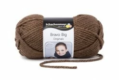 Handstrickgarn BRAVO BIG - taupe - 200g