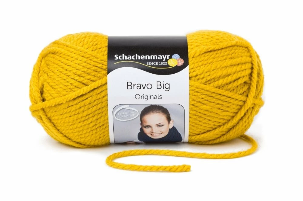 Handstrickgarn BRAVO BIG - gold - 200g 3 Handstrickgarn BRAVO BIG - gold - 200g
