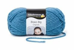 Handstrickgarn BRAVO BIG - jeans - 200g