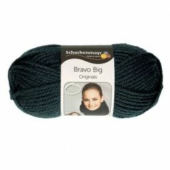 Handstrickgarn BRAVO BIG - teal - 200g