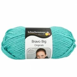 Handstrickgarn BRAVO BIG - strong mint - 200g