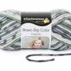 Handstrickgarn BRAVO BIG COLOR - grau-pastell color - 200g
