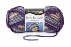 Handstrickgarn BRAVO BIG COLOR - thahiti color - 200g