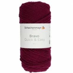 Handstrickgarn BRAVO QUICK & EASY - brombeer - 100g