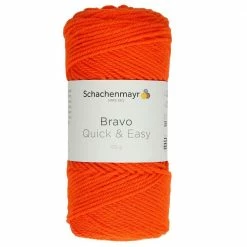 Handstrickgarn BRAVO QUICK & EASY - kürbis - 100g