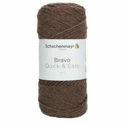 Handstrickgarn BRAVO QUICK & EASY - holz meliert - 100g