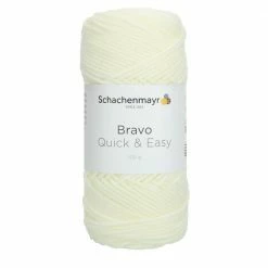 Handstrickgarn BRAVO QUICK & EASY - ecru - 100g