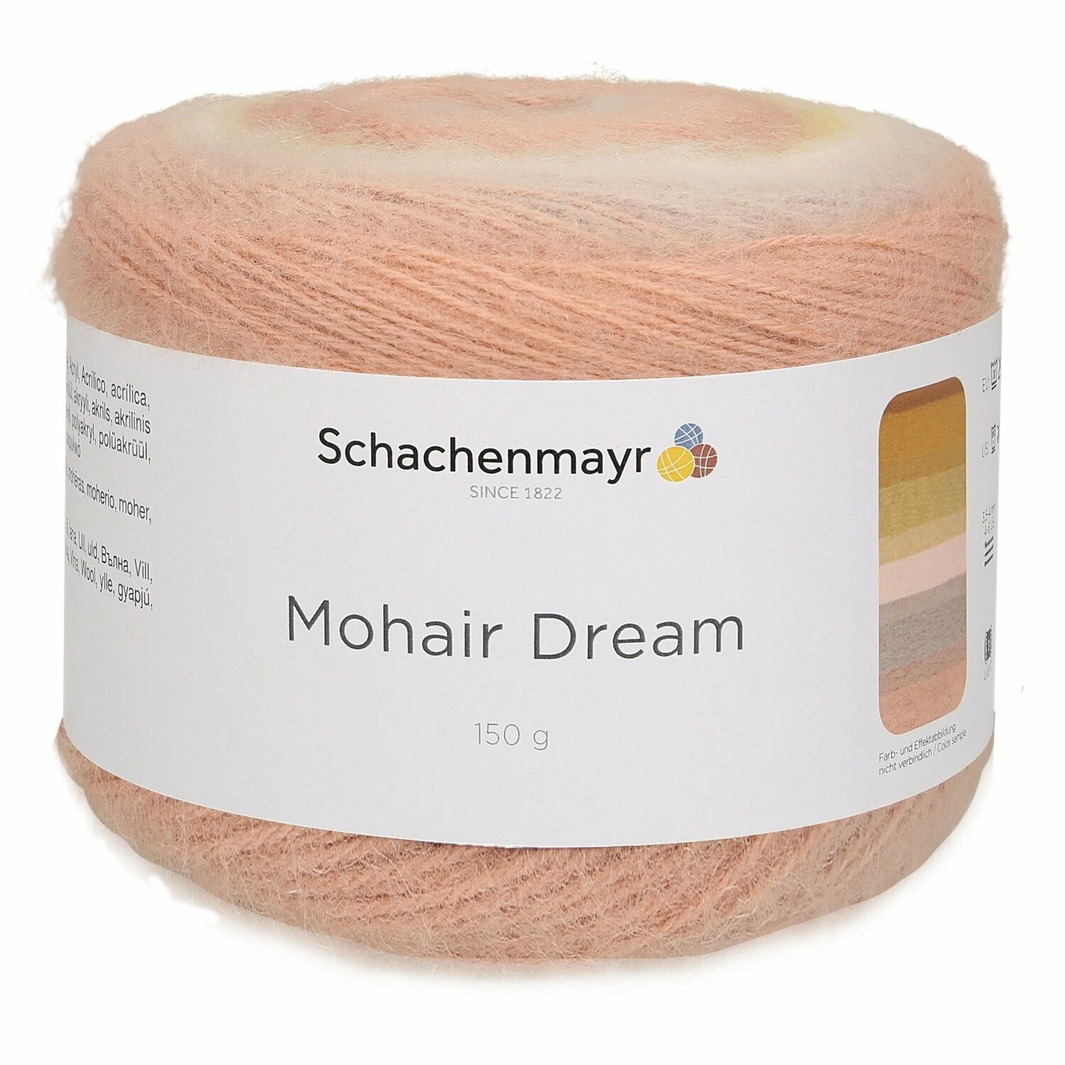 Handstrickgarn MOHAIR DREAM - pastel-color - 150g 3 Handstrickgarn MOHAIR DREAM - pastel-color - 150g