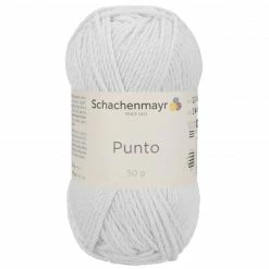 Handstrickgarn PUNTO - weiß - 50g