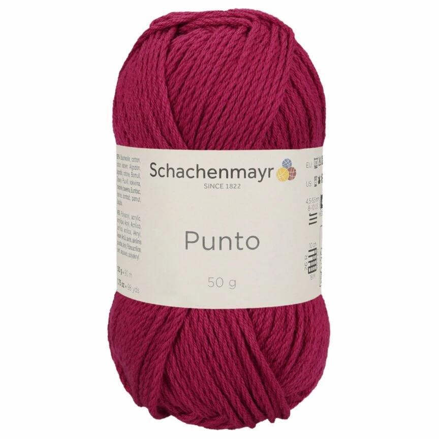 Handstrickgarn PUNTO - fuchsia - 50g 3 Handstrickgarn PUNTO - fuchsia - 50g