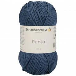 Handstrickgarn PUNTO - denim - 50g