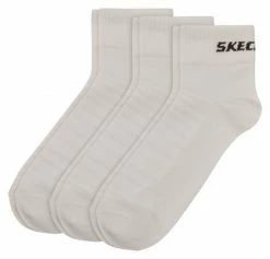 3er Pack SKECHERS Unisex Socken - weiß - 35/38