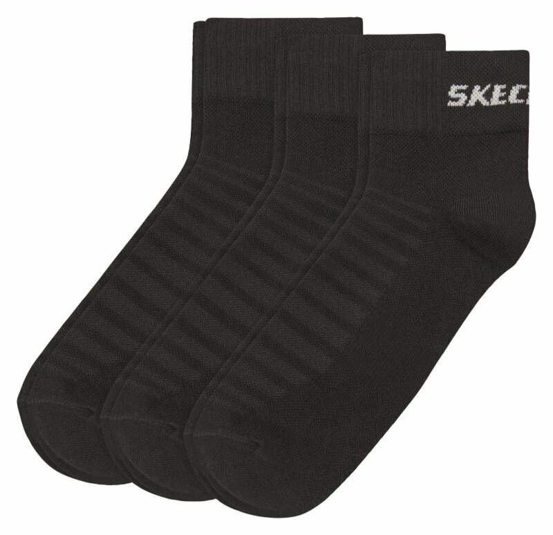 3er Pack SKECHERS Unisex Socken - schwarz - 35/38 3 3er Pack SKECHERS Unisex Socken - schwarz - 35/38
