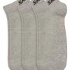 3er Pack SKECHERS Unisex Sneaker Socken - light-grey-melange - 35/38 -Heimtextilien Verkäufe 9004783900 1600Wx1600H