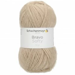 Handstrickgarn BRAVO SOFTY - sisal meliert - 50g