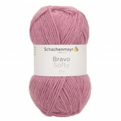 Handstrickgarn BRAVO SOFTY - lilarosa - 50g