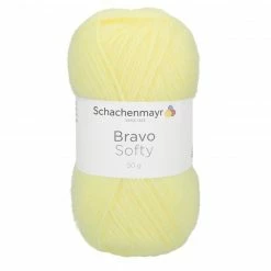 Handstrickgarn BRAVO SOFTY - lemon - 50g