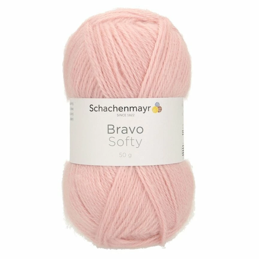 Handstrickgarn BRAVO SOFTY - altrosa - 50g 3 Handstrickgarn BRAVO SOFTY - altrosa - 50g