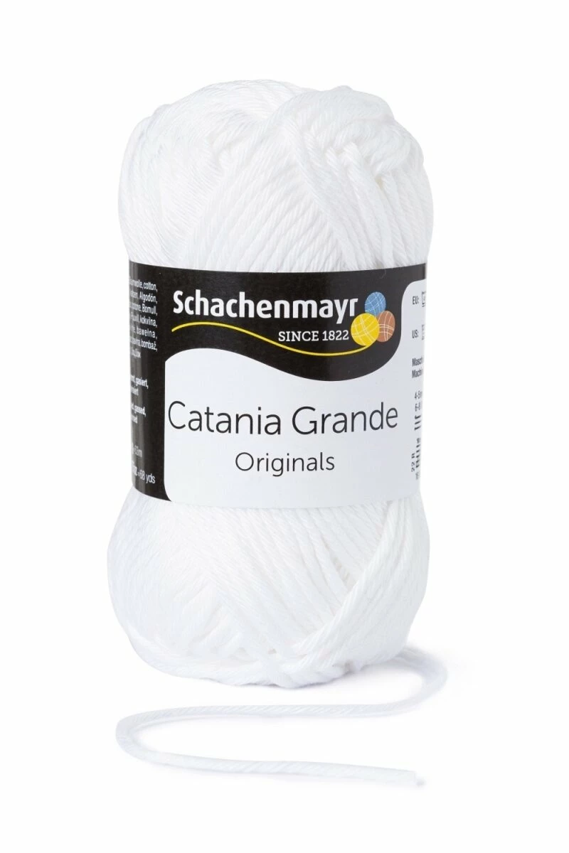 Handstrickgarn CATANIA GRANDE - weiß - 50g 3 Handstrickgarn CATANIA GRANDE - weiß - 50g