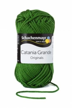 Handstrickgarn CATANIA GRANDE - oliv - 50g