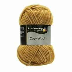 Handstrickgarn COSY WOOL - gold - 50g