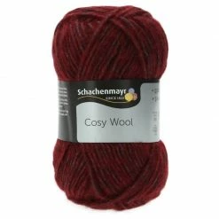 Handstrickgarn COSY WOOL - burgundy - 50g