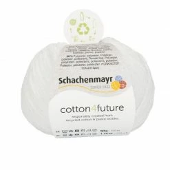 Handstrickgarn COTTON 4FUTURE - white - 50g