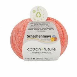 Handstrickgarn COTTON 4FUTURE - coral - 50g