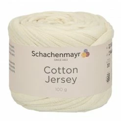 Handstrickgarn COTTON JERSEY - natur - 100g