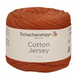 Handstrickgarn COTTON JERSEY - terracotta - 100g