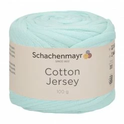 Handstrickgarn COTTON JERSEY - mint - 100g