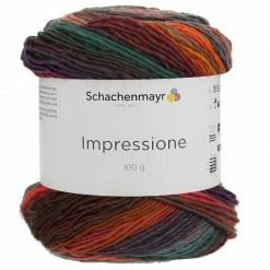 Handstrickgarn IMPRESSIONE - sunset-color - 100g