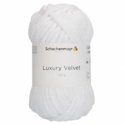 Handstrickgarn LUXURY VELVET - polar-bear - 100g