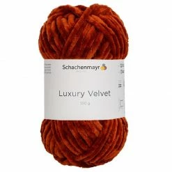 Handstrickgarn LUXURY VELVET - fox - 100g