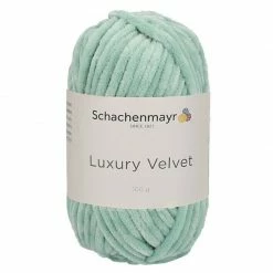Handstrickgarn LUXURY VELVET - mint - 100g