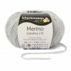 Handstrickgarn MERINO EXTRAFINE 170 - hellgrau meliert - 50g -Heimtextilien Verkäufe 9004800600 1600Wx1600H