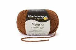Handstrickgarn MERINO EXTRAFINE 120 - schoko - 50g